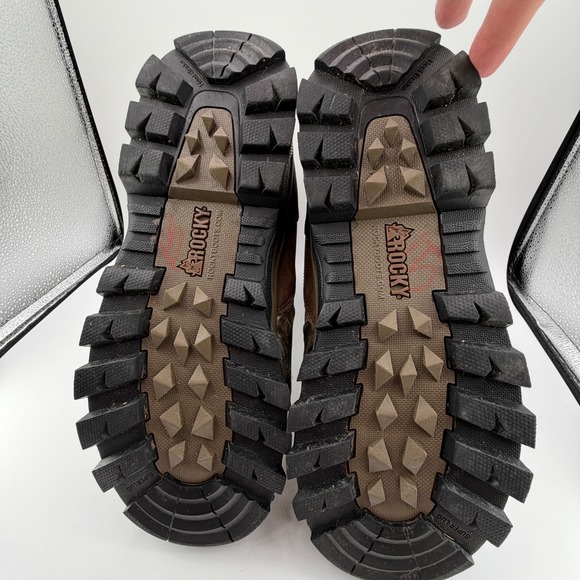 ROCKY Sport Pro 1000 Gram Hunting Boots Mens Size 10.5M RKS0309 Camo Waterproof - Picture 7 of 11